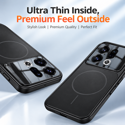 Oppo Find X9 5G Premium Camera Lens Magnetic Matte Finish Shockproof Case