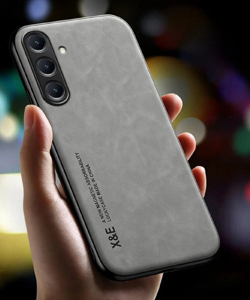 Samsung Galaxy A55 5G Comfortable Touch Sheepskin Leather Case