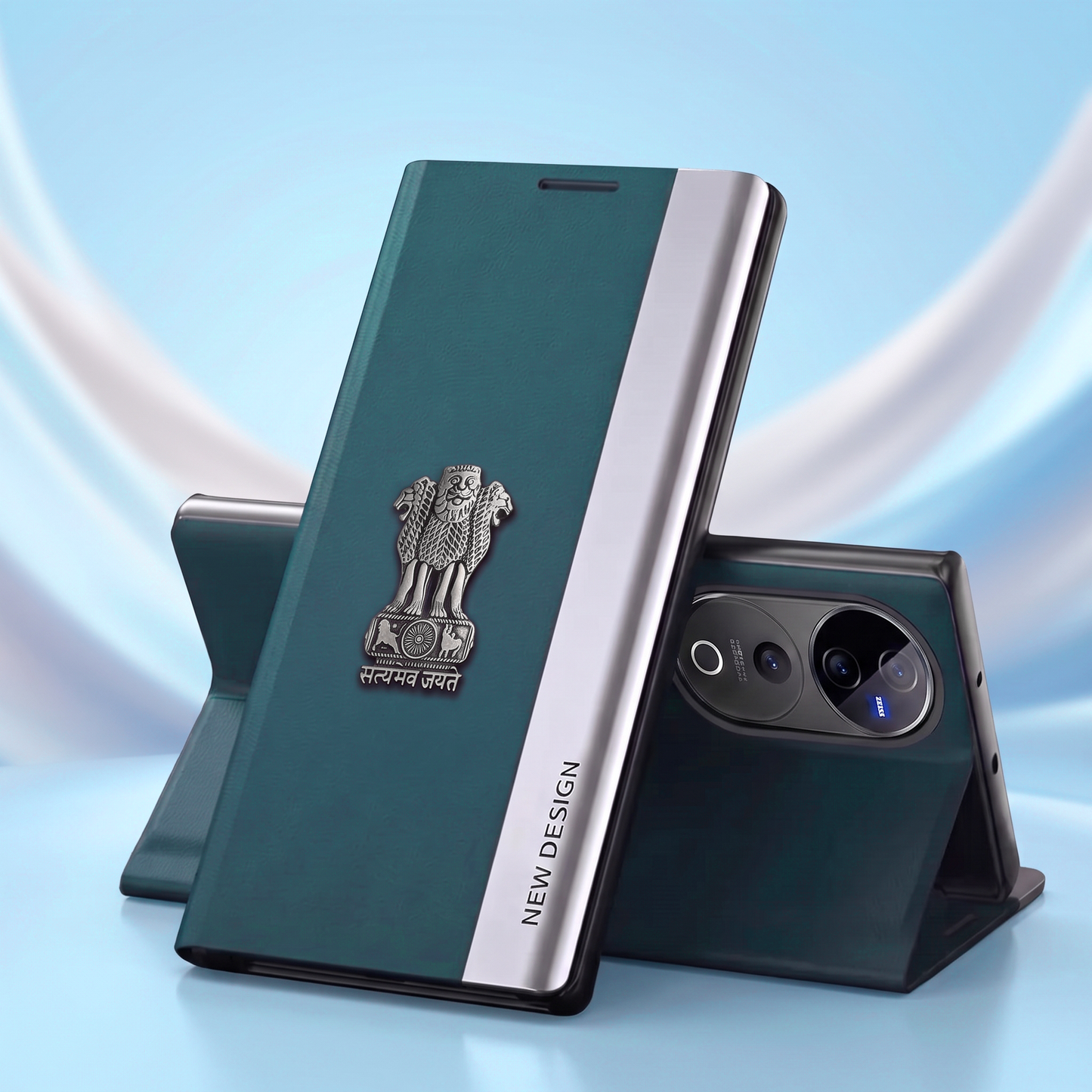 Vivo V40 Pro 5G Satyamev Jayate Flip Leather Case
