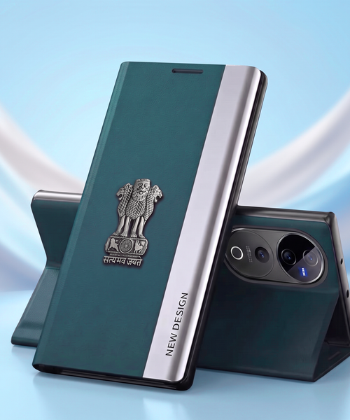 Vivo V40 Pro 5G Satyamev Jayate Flip Leather Case