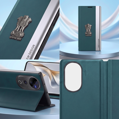 Vivo V40 Pro 5G Satyamev Jayate Flip Leather Case