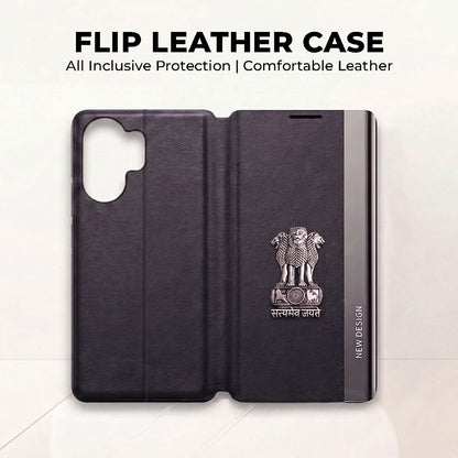Vivo V60 5G Satyamev Jayate Flip Leather Case