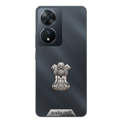 Vivo T2 5G Compatible Satyamev Jayate 3D Metal Emblem Sticker