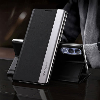 Vivo V70 FE 5G Satyamev Jayate Metal Emblems Flip Leather Case