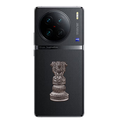 Vivo X90 Pro 5G Compatible Satyamev Jayate 3D Metal Emblem Sticker