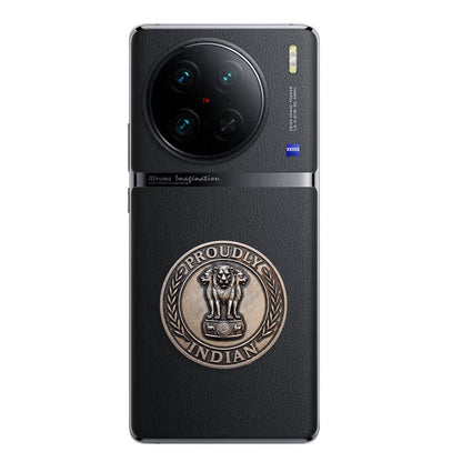 Vivo X90 Pro 5G Compatible Satyamev Jayate 3D Metal Emblem Sticker