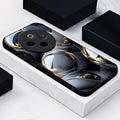 Vivo T4 5G Premium Acrylic Shockproof Glass Back Case (Mirror Spheres)