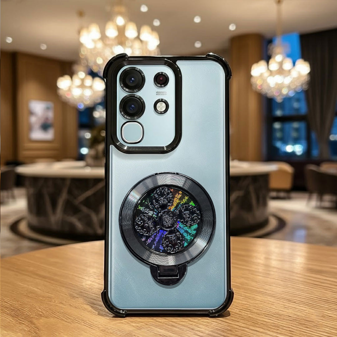Vivo T4x 5G Reflective Fidget Rotating Airbag Case – ELECTRO CASES