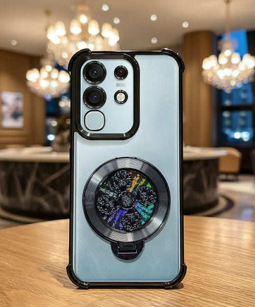 Vivo T4x 5G Reflective Fidget Rotating Airbag Case