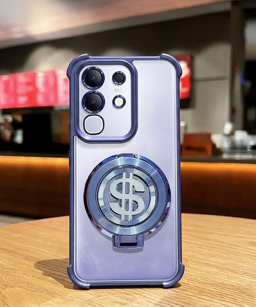 Vivo T4x 5G Four Corner Airbags 100% Original Astro Money Magnet Rotating Dollar Case