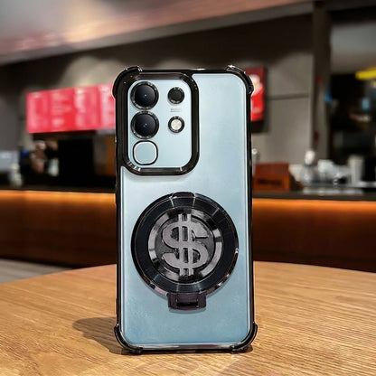 Vivo T4x 5G Four Corner Airbags 100% Original Astro Money Magnet Rotating Dollar Case