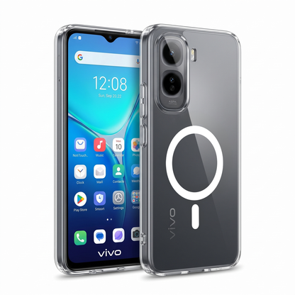 Vivo T5 Pro 5G Clear Anti-Yellow MagSafe Protective Case