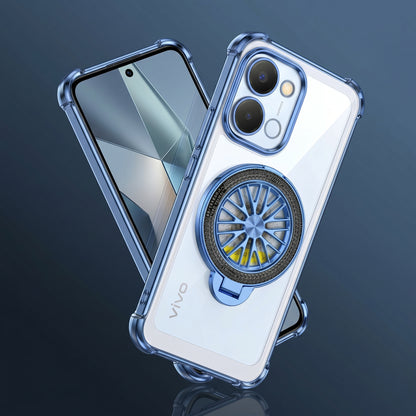 Vivo T5x 5G Premium Stress Buster Wheel Rotating Shockproof Airbags Case