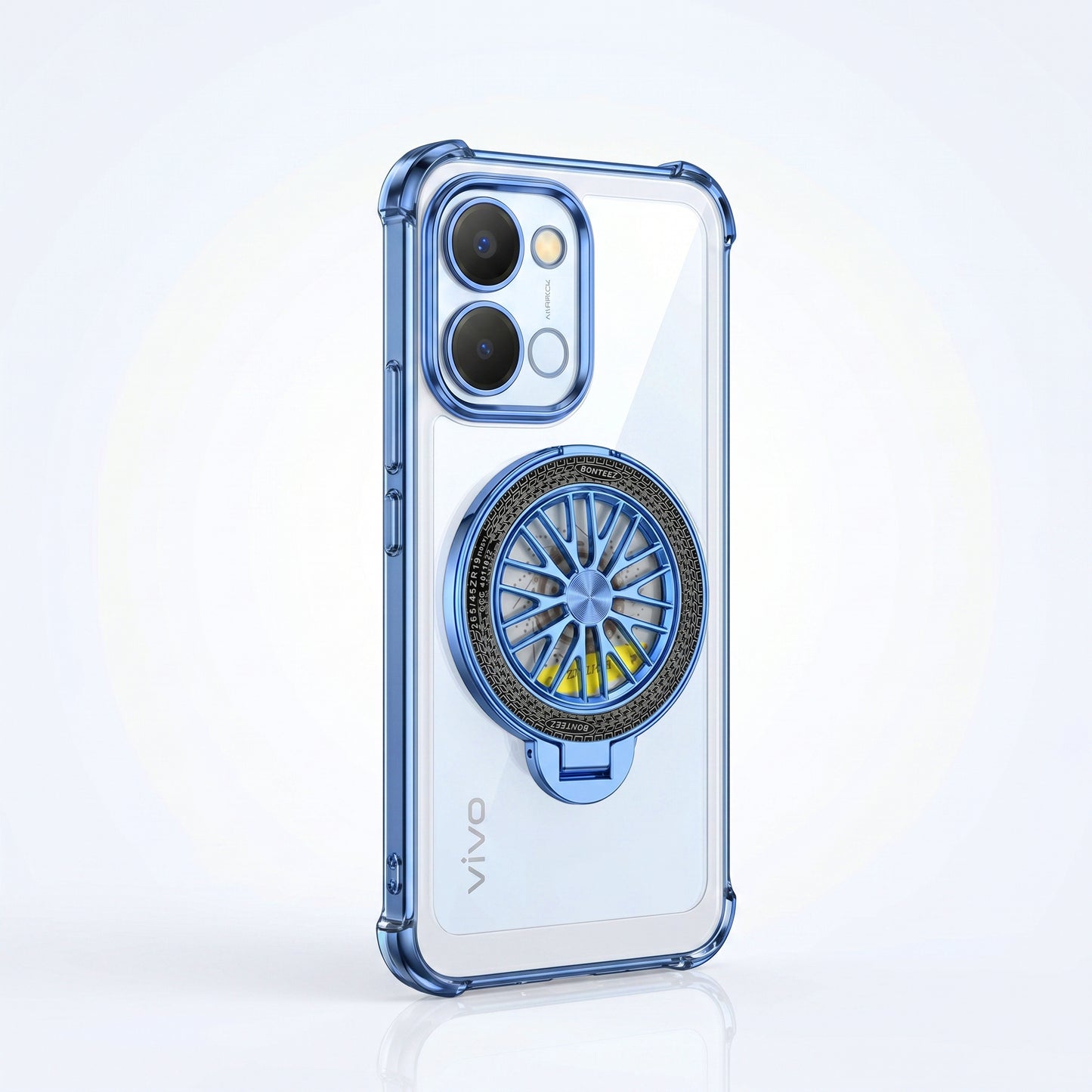 Vivo T5x 5G Premium Stress Buster Wheel Rotating Shockproof Airbags Case