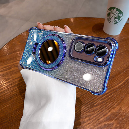 Vivo V29 5G Luxury Shimmer Mirror Back Shockproof Airbag Case