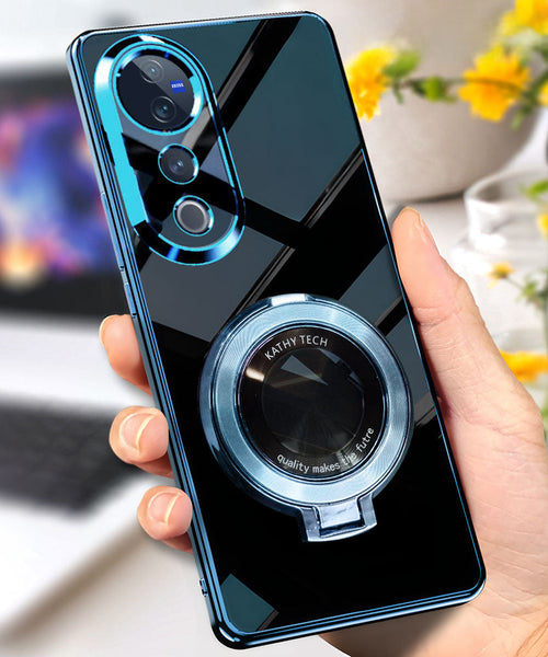 Vivo V40 Pro 5G Magnifier Electroplating Case