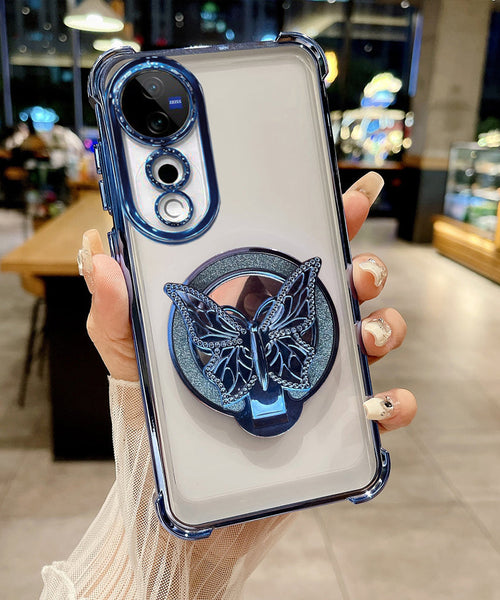 Vivo V40 Pro 5G Premium Butterfly Stand Airbags Case