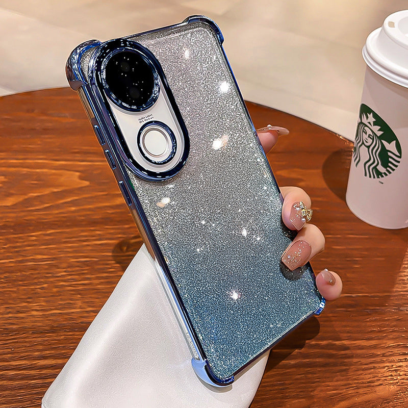 Vivo V50 5G Luxury Shimmer Shockproof Airbag Case