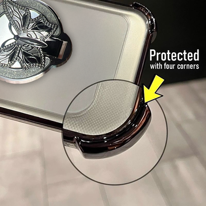 Vivo T4R 5G Premium Butterfly Stand Airbags Case