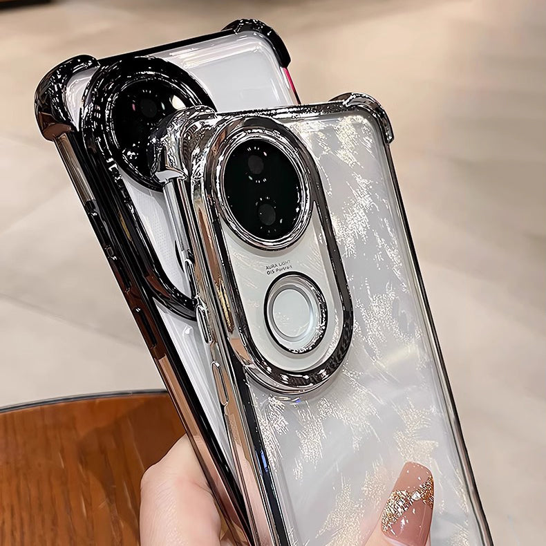 Vivo V50 5G Transparent Shockproof Case With Airbag Corners