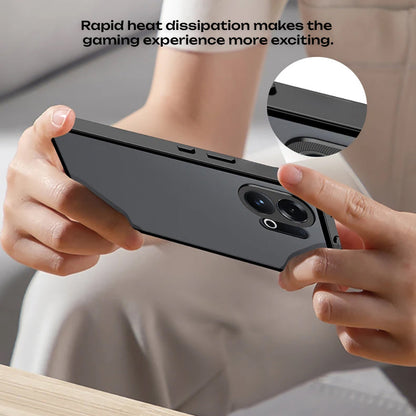 Vivo V60 5G Aluminium Metal Bumper Shield Transparent Back Case