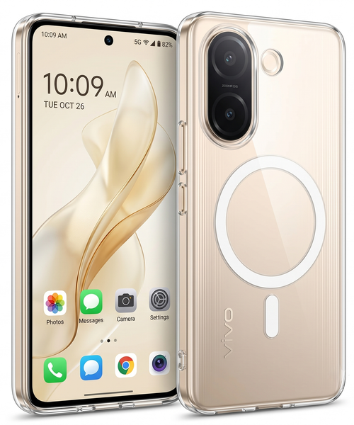 Vivo V60e 5G Clear Anti-Yellow MagSafe Protective Case