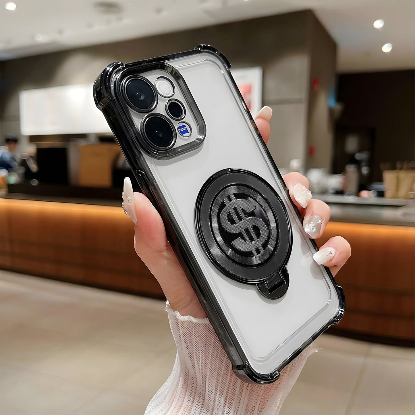 Vivo V70 Elite 5G Four Corner Airbags 100% Original Astro Money Magnet Rotating Dollar Case