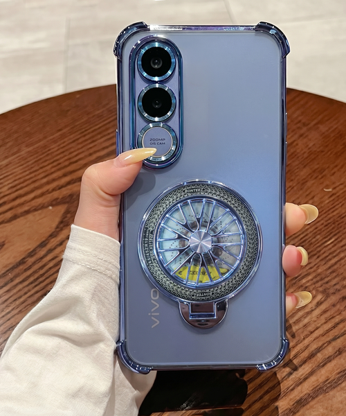 Vivo V70 FE 5G Premium Stress Buster Wheel Rotating Shockproof Airbags Case
