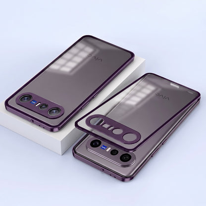Vivo X300 FE 5G Aluminium Metal Bumper Shield Transparent Back Case