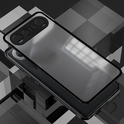 Vivo X300 FE 5G Aluminium Metal Bumper Shield Transparent Back Case