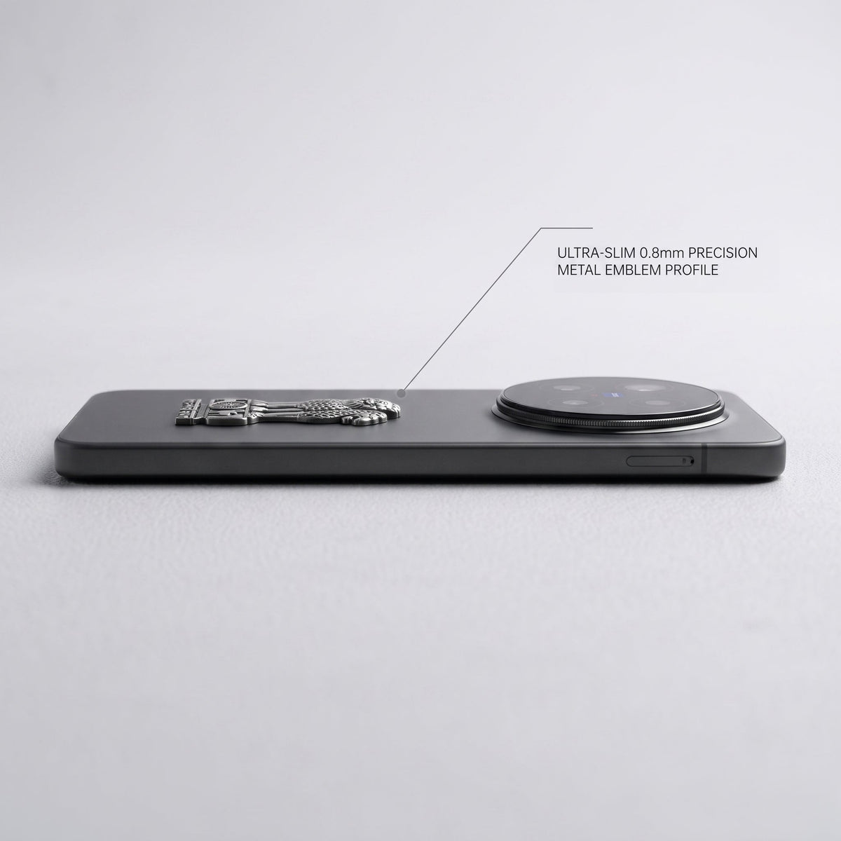 Vivo X300 Pro 5G Compatible Satyamev Jayate 3D Metal Emblem Sticker