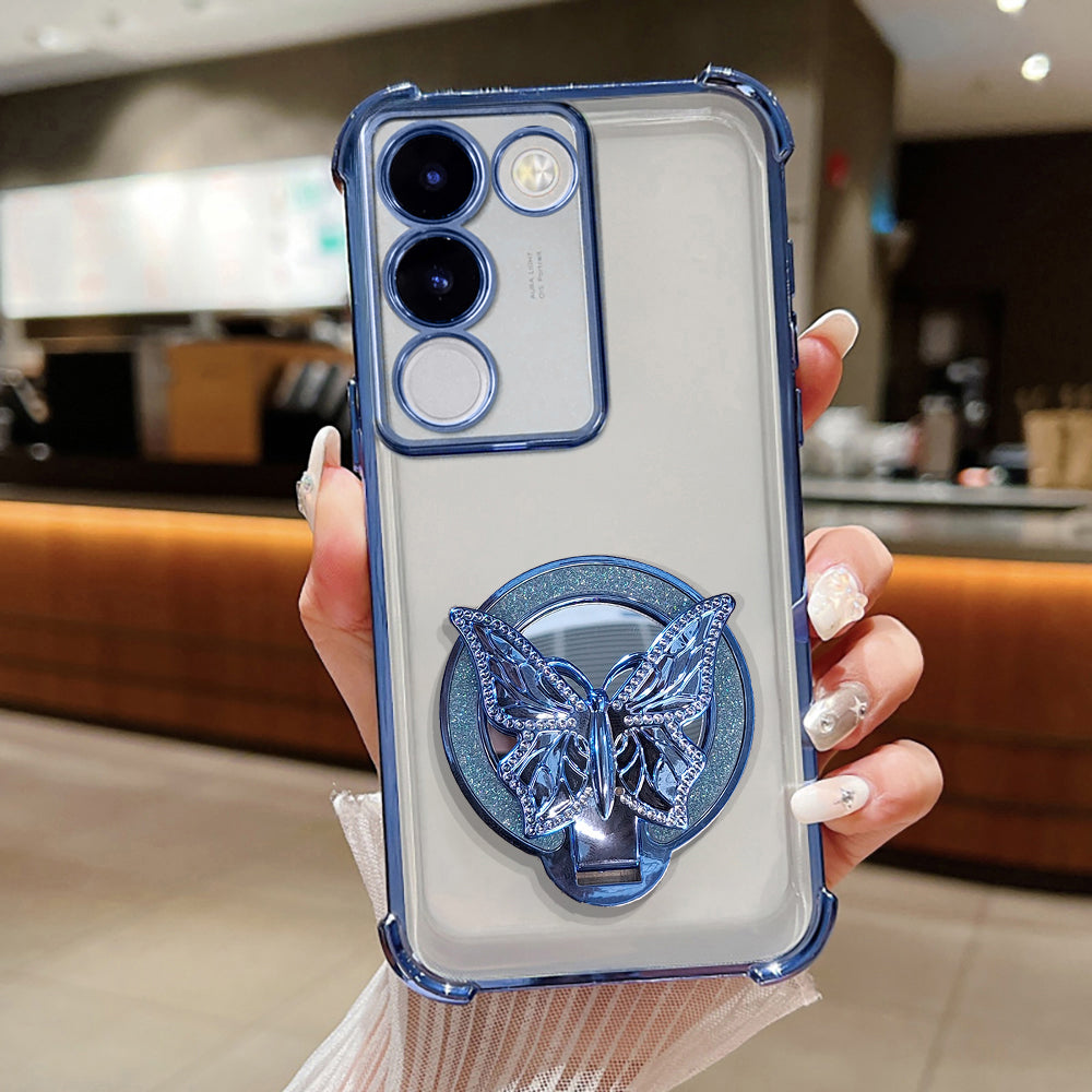 Vivo Y200 5G Premium Butterfly Stand Airbags Case