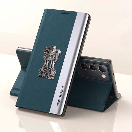 Vivo Y200e 5G Satyamev Jayate Flip Leather Case