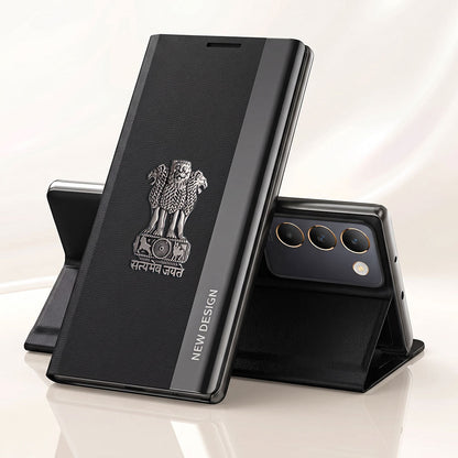 Vivo Y200e 5G Satyamev Jayate Flip Leather Case