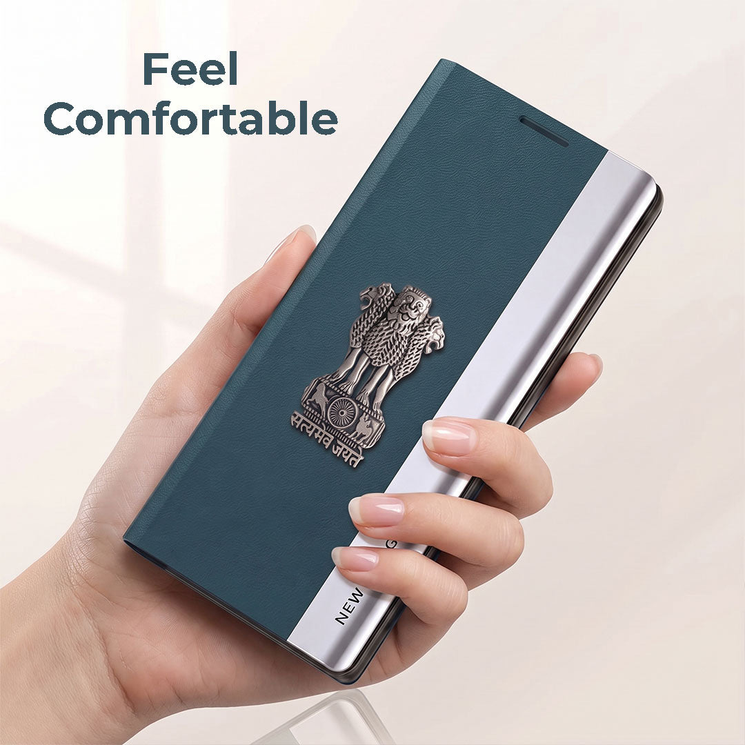 Vivo Y200e 5G Satyamev Jayate Flip Leather Case