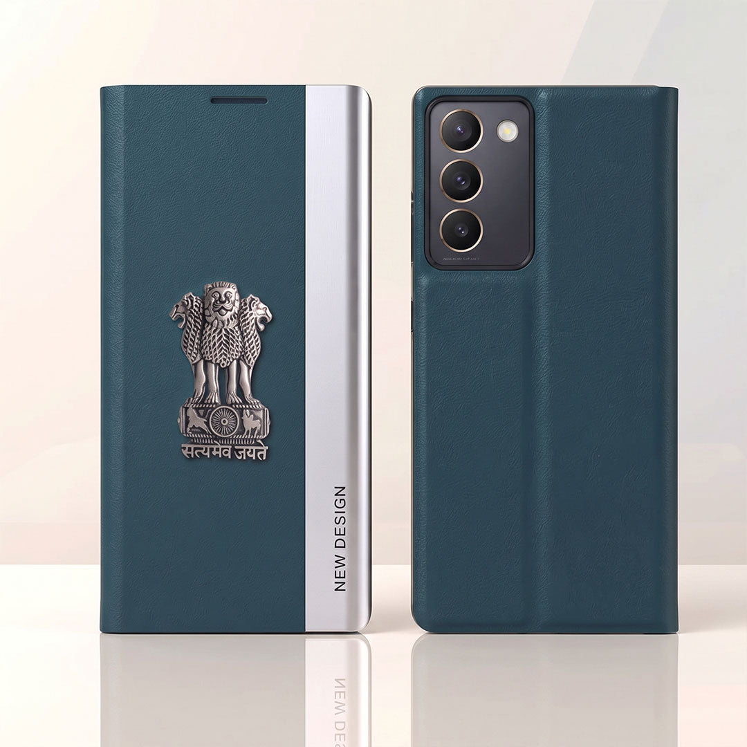 Vivo Y200e 5G Satyamev Jayate Flip Leather Case
