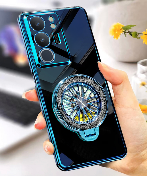 Vivo Y300 5G Ferrari Wheel Electroplating Case