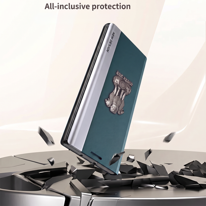Vivo Y58 5G Satyamev Jayate Flip Leather Case