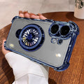 Vivo X200 FE 5G Premium Stress Buster Wheel Rotating Shockproof Airbags Case