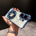 Vivo X200 FE 5G Original Luxury Magnifier Ring Stand Shockproof Airbags Corner Case