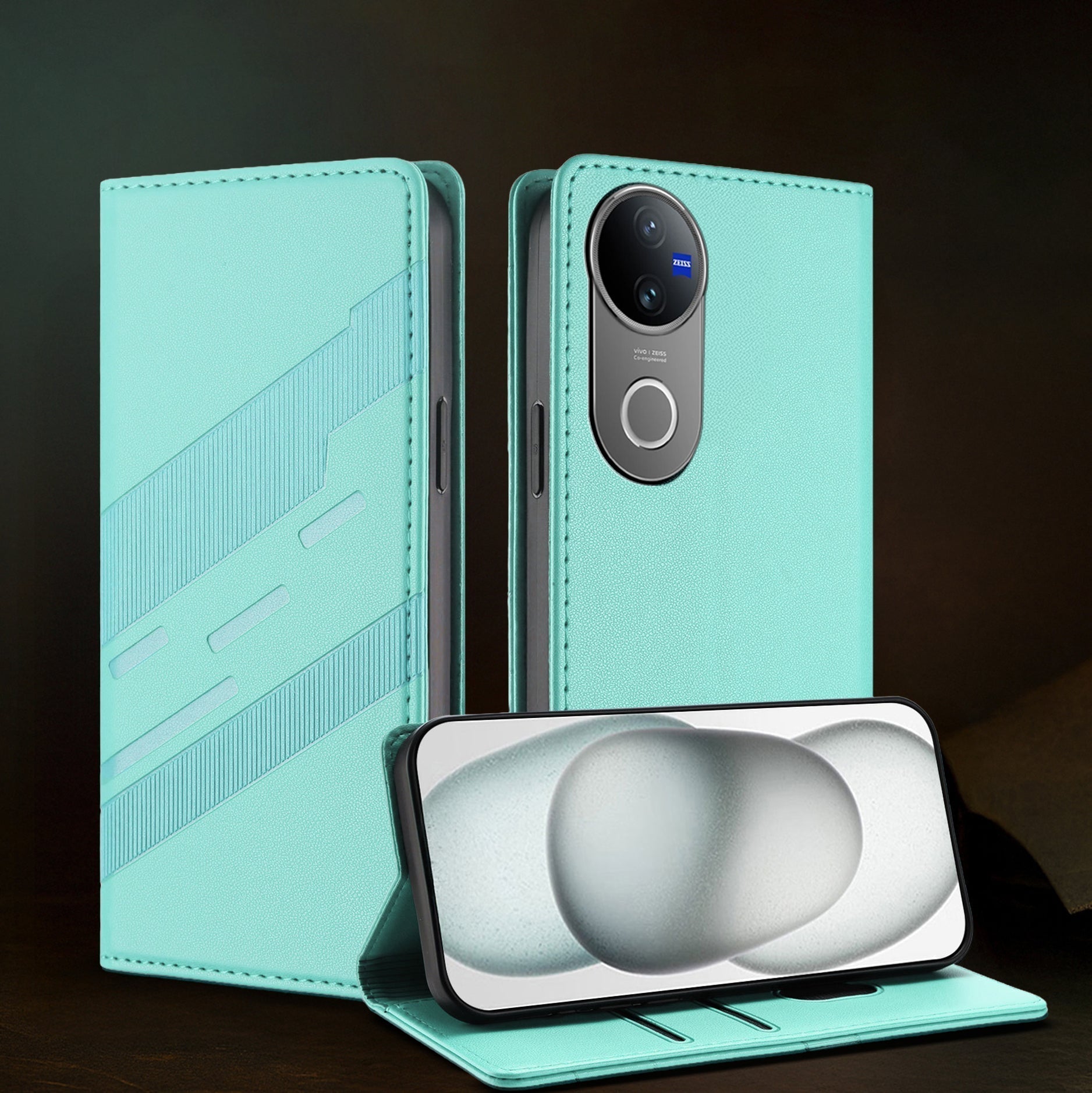 Vivo V50 5G Magnetic Embossed PU Leather Wallet Flip Case – ELECTRO CASES