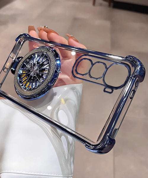 Vivo Y400 Pro 5G Premium Stress Buster Wheel Rotating Shockproof Airbags Case