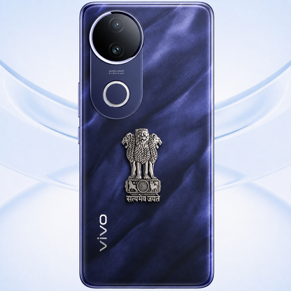 Vivo T4R 5G Compatible Satyamev Jayate 3D Metal Emblem Sticker