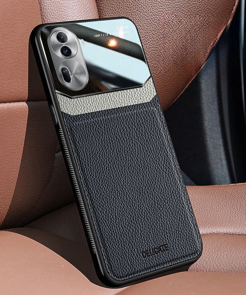 Oppo Reno 11 Pro 5G Premium Leather Lens Protective Case