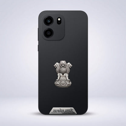 OnePlus Nord CE6 5G Compatible Satyamev Jayate 3D Metal Emblem Sticker