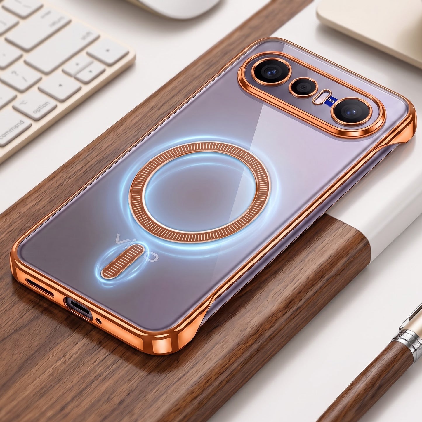 Vivo X300 FE 5G Frameless MagSafe Shockproof Case
