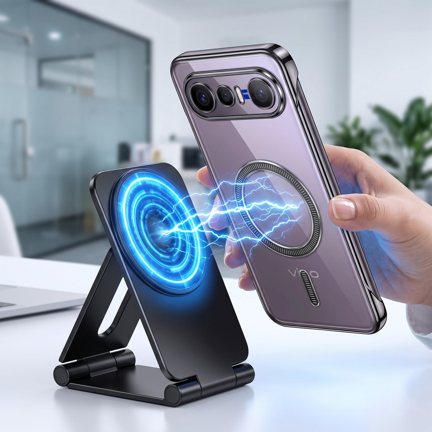 Vivo X300 FE 5G Frameless MagSafe Shockproof Case