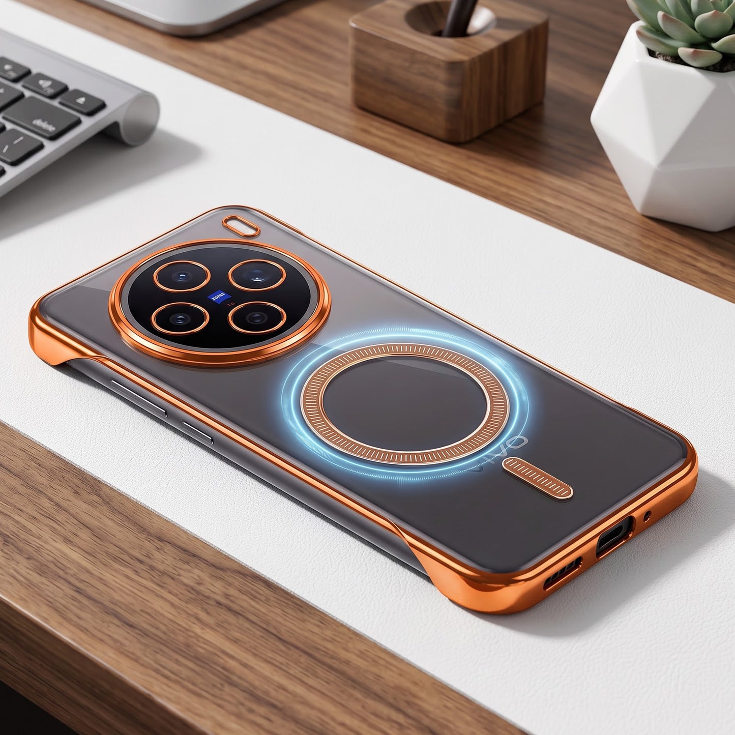 Vivo X200T 5G Frameless MagSafe Shockproof Case