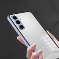 Samsung Galaxy A36 5G Aluminium Metal Bumper Shield Transparent Back Case