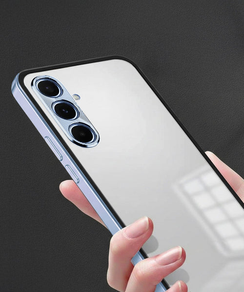 Samsung Galaxy A36 5G Aluminium Metal Bumper Shield Transparent Back Case
